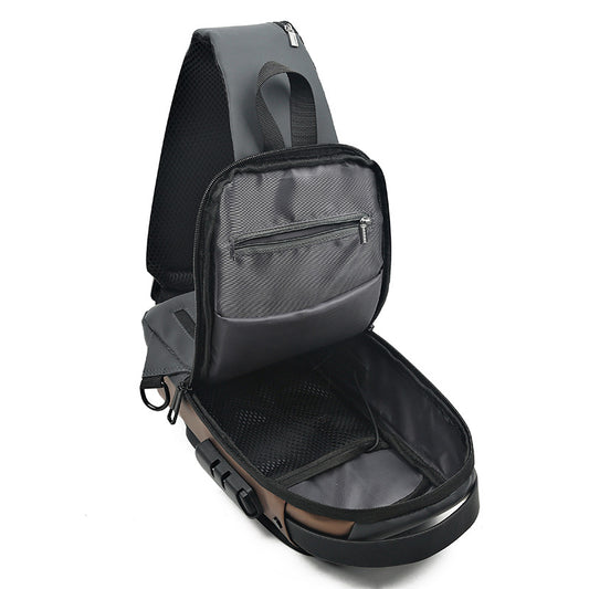 Sacoche Antivol Multi poches Chargement USB imperméable