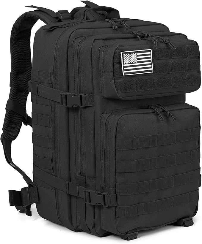 Sac à dos tactique 50 litre noir 2