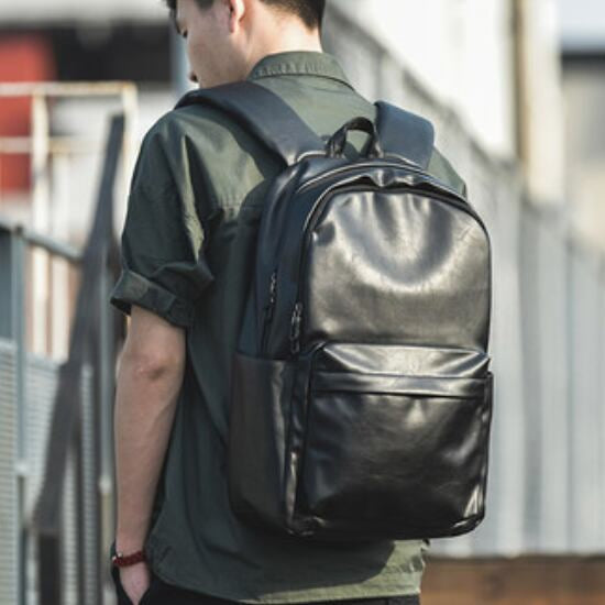 Mcys&jpn sac à dos décontracté en cuir Pu