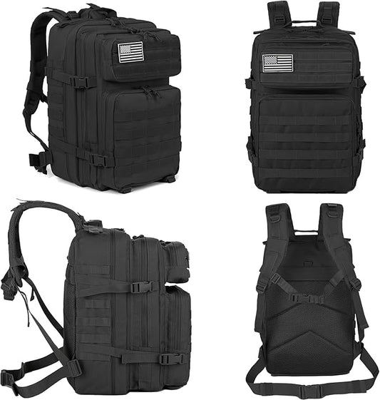 Sac à dos tactique 50 litre noir 2