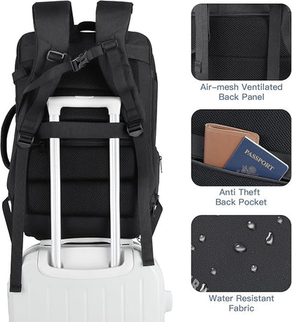 -GIEURY sac dos voyage extensible 50L -