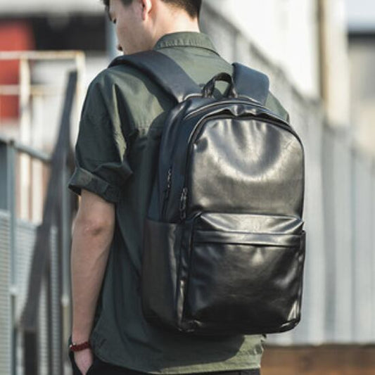 Mcys&jpn sac à dos décontracté en cuir Pu